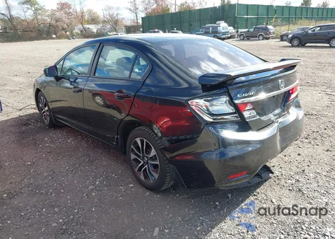 2015 Honda Civic Ex from USA, damaged, VIN 19XFB2F85FE252825